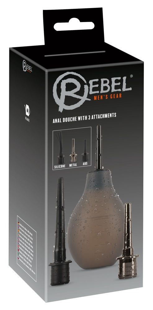 REBEL | Anal Douche med tre tilbehør