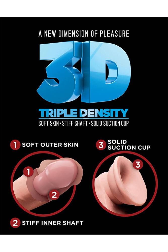 KING COCK | Plus Triple Density 18 cm med baller