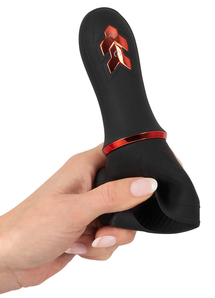 REBEL | Gear Glans intens vibrerende Masturbator for Menn