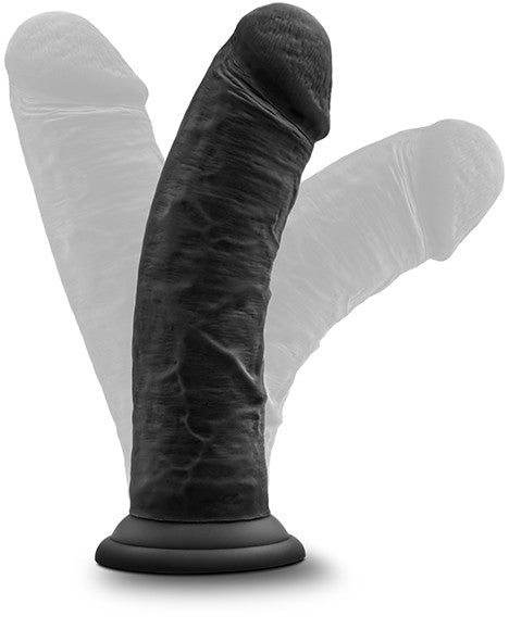 FEELME | Ruse Jammy Svart, Realistisk Dildo i Silikon med Sugkopp