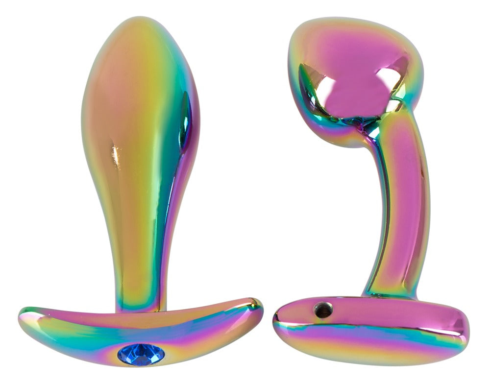 ANOS | Metal Buttplug sett i regnbuens farger