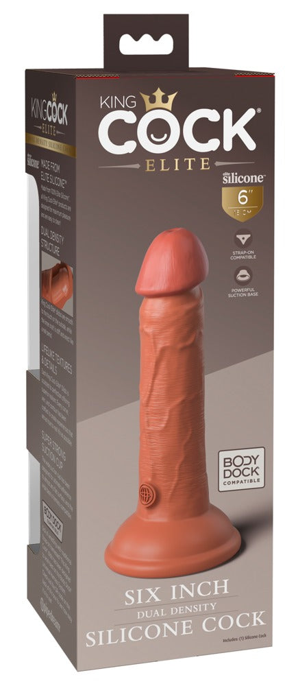 KING COCK | Elite Dual Density Silikondildo 18 cm