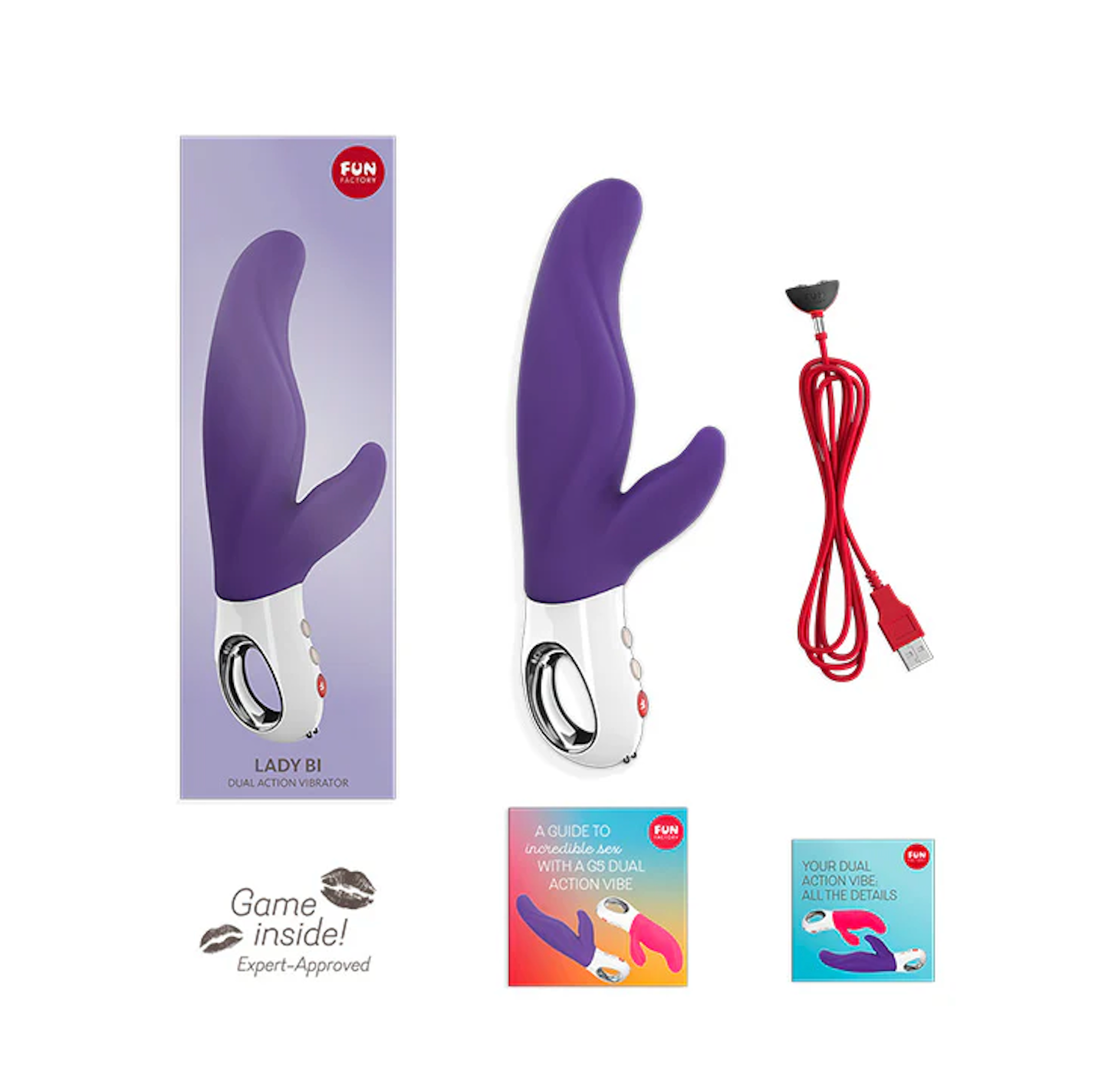 FUN FACTORY | Lady Bi rabbitvibrator lilla