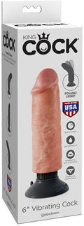 KING COCK | Vibrerende Dildo 15 cm