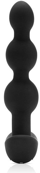 BVIBE | Triplet Beads – Svart, Eksklusiv Vibrerende Analplugg med…