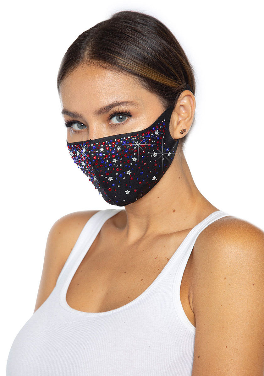 FEELME | Fashion Mask Fleur Rhinestone – glitrende gjenbrukbart…