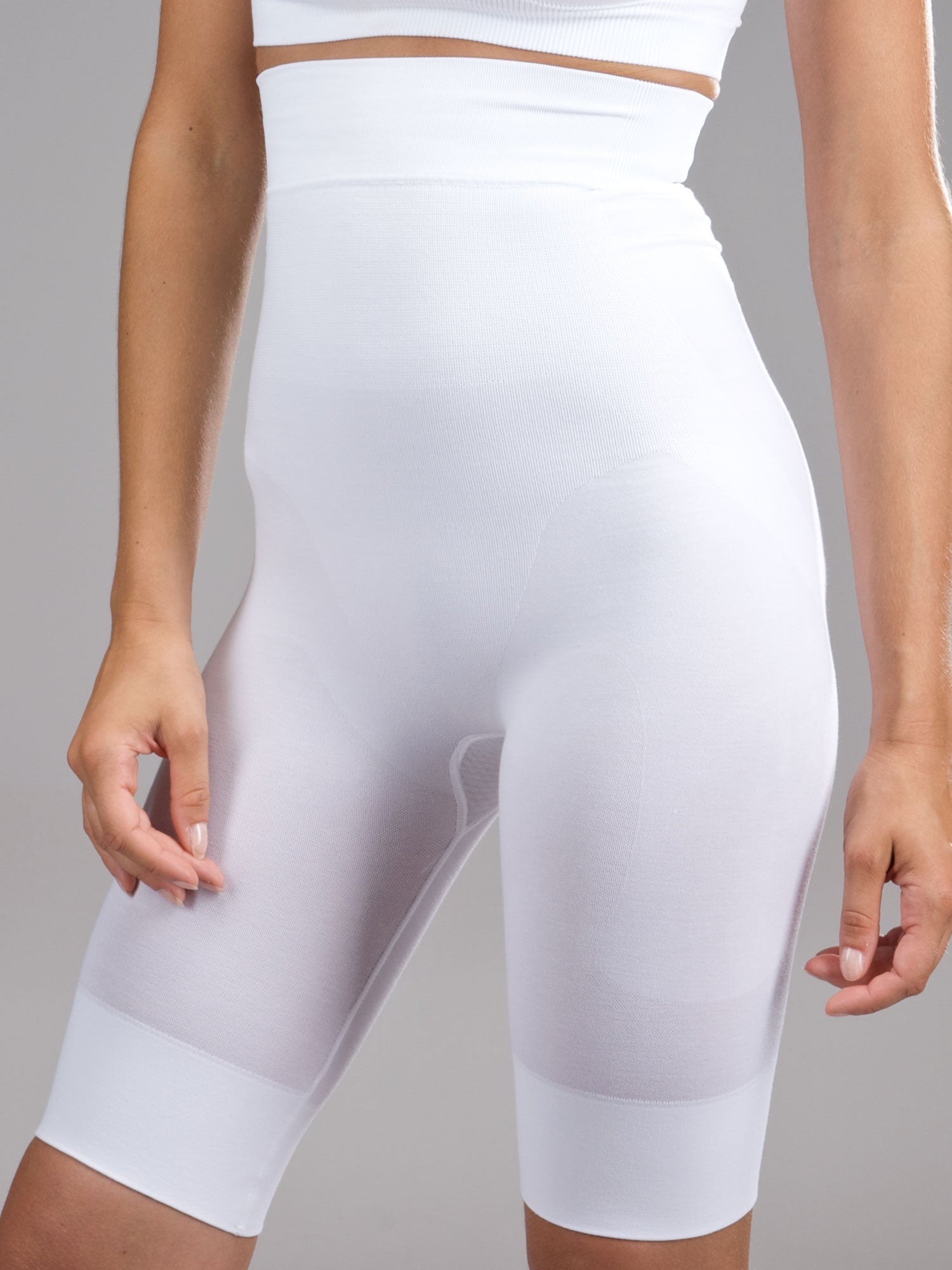 OAKEYSI | Long Leg Slimming Pants – hvit