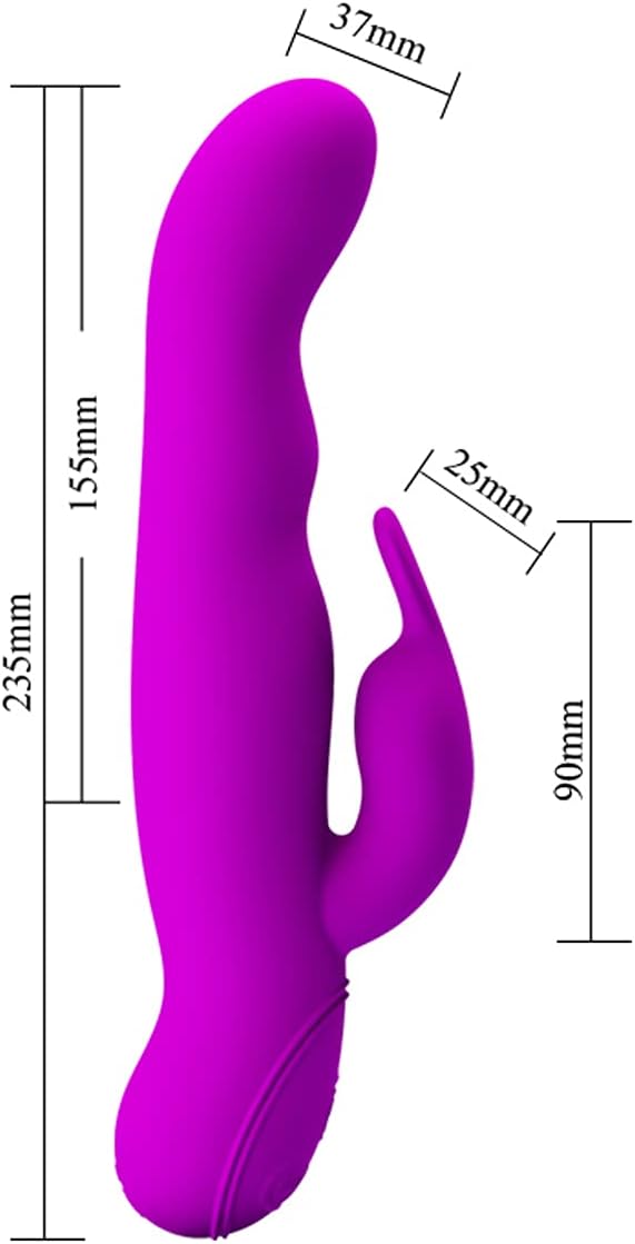PRETTYLOVE | Mystic rabbitvibrator med roterende perler