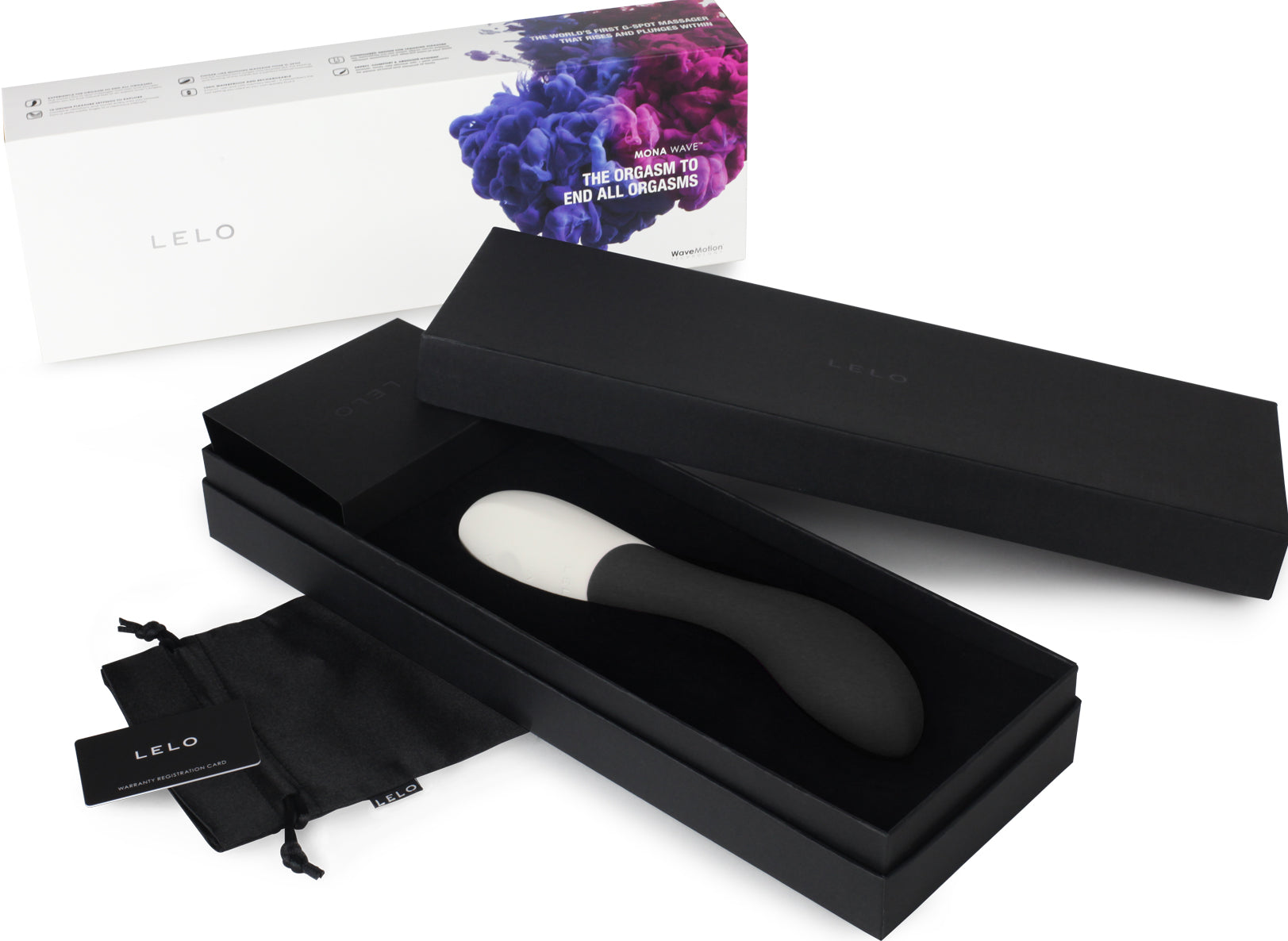 LELO | MONA Wave sort G-punktsvibrator