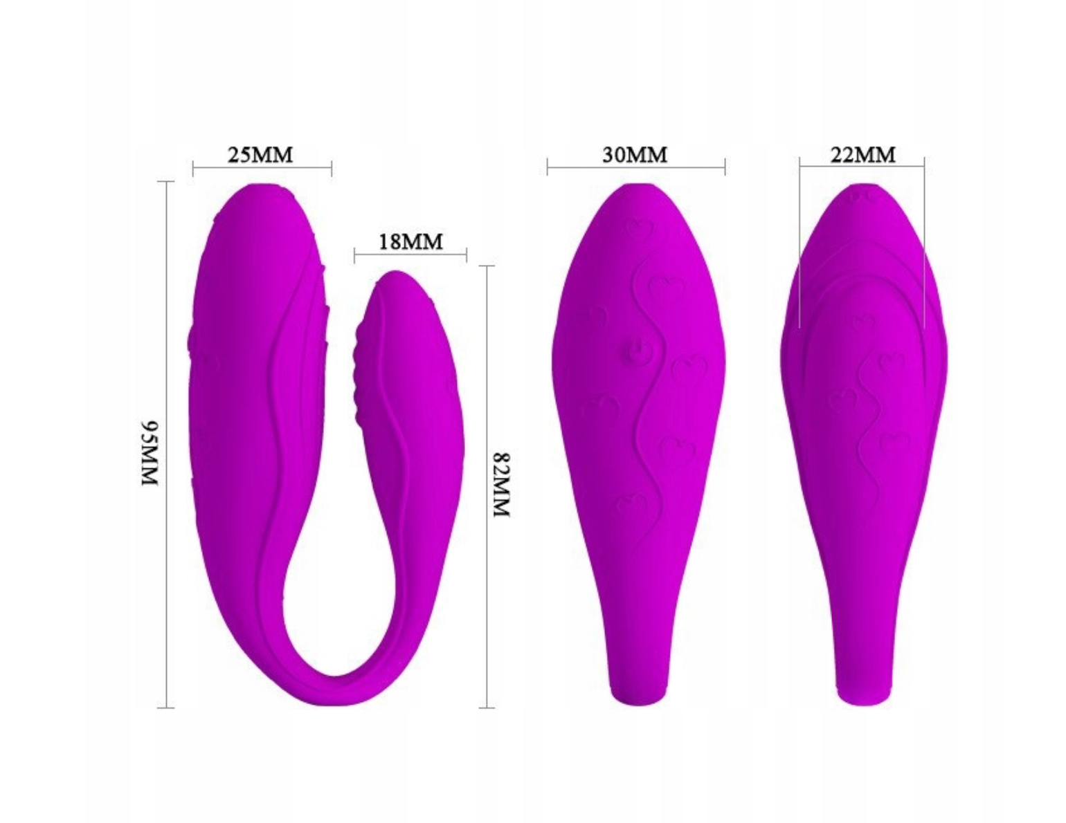 FEELME | Pretty Love Indulgence parvibrator med fjernkontroll