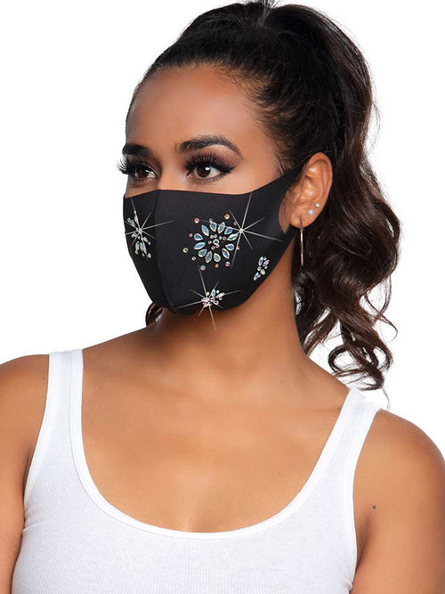 FEELME | Fashion Mask Fleur Rhinestone – glitrende gjenbrukbart…