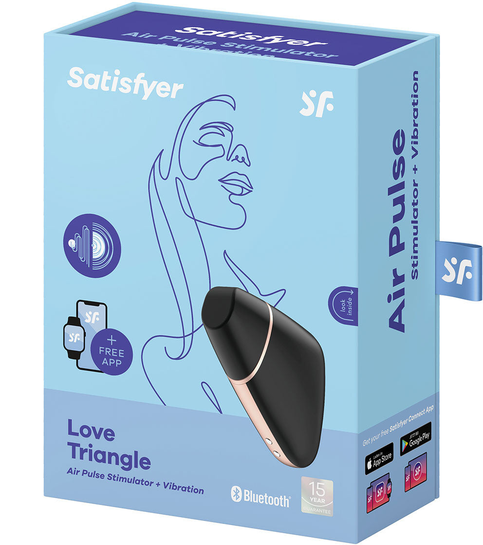 SATISFYER | Love Triangle klitorisvibrator med appstyring svart