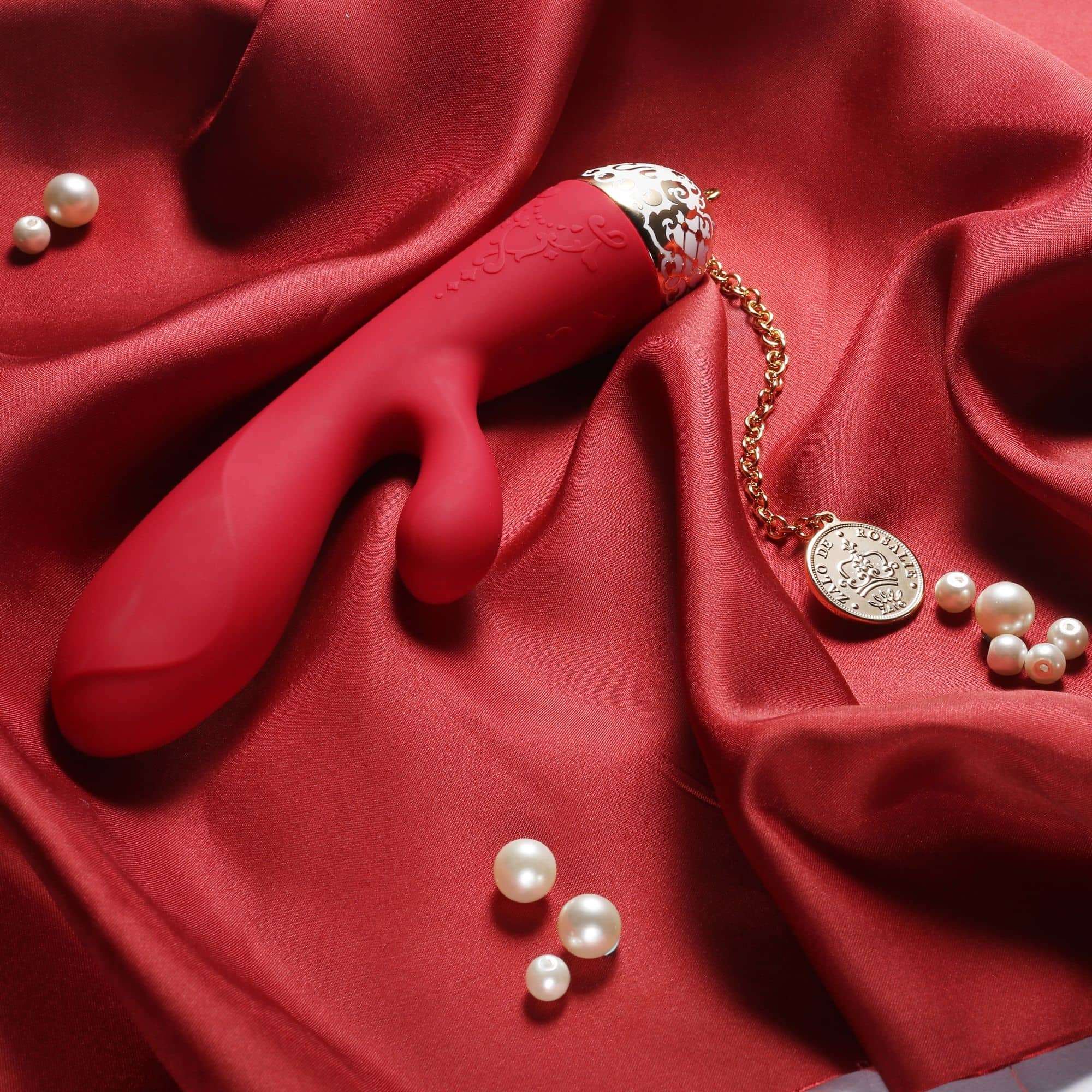 ZALO | Rosalie rabbit vibrator rød