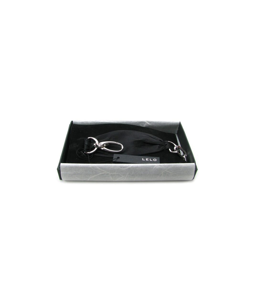 LELO | Sutra Chainlink Cuffs sort – Luksuriøse håndjern i silke og…