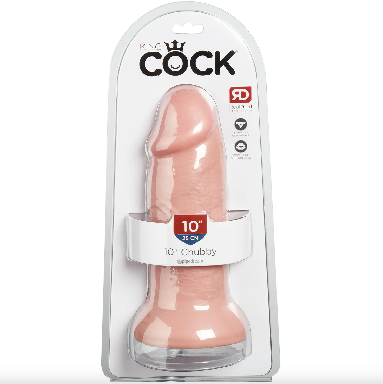 KING COCK | Chubby Dildo 25 cm Ekstra Fyldig