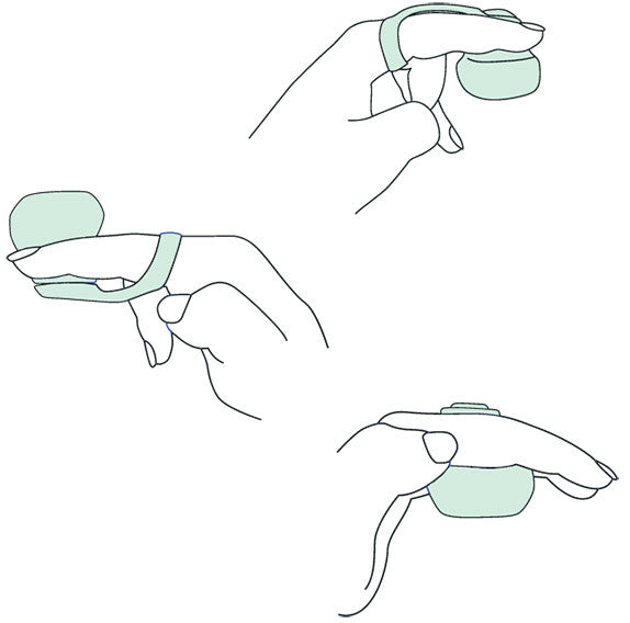 DAME | FIN Fingervibrator Korall/Jade