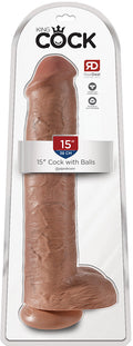 KING COCK | Realistisk Dildo 38 cm med Sugekopp