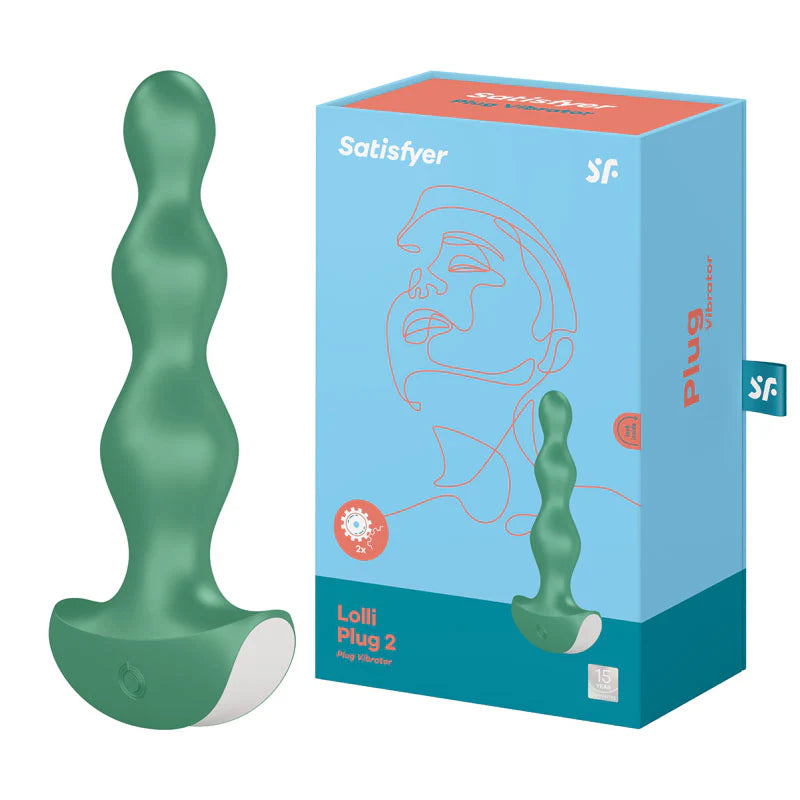 SATISFYER | Lolli Plug 2 analvibrator grønn