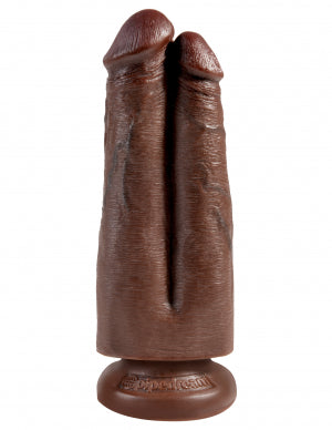 KING COCK | Dobbeldildo Two Cocks One Hole 20 cm