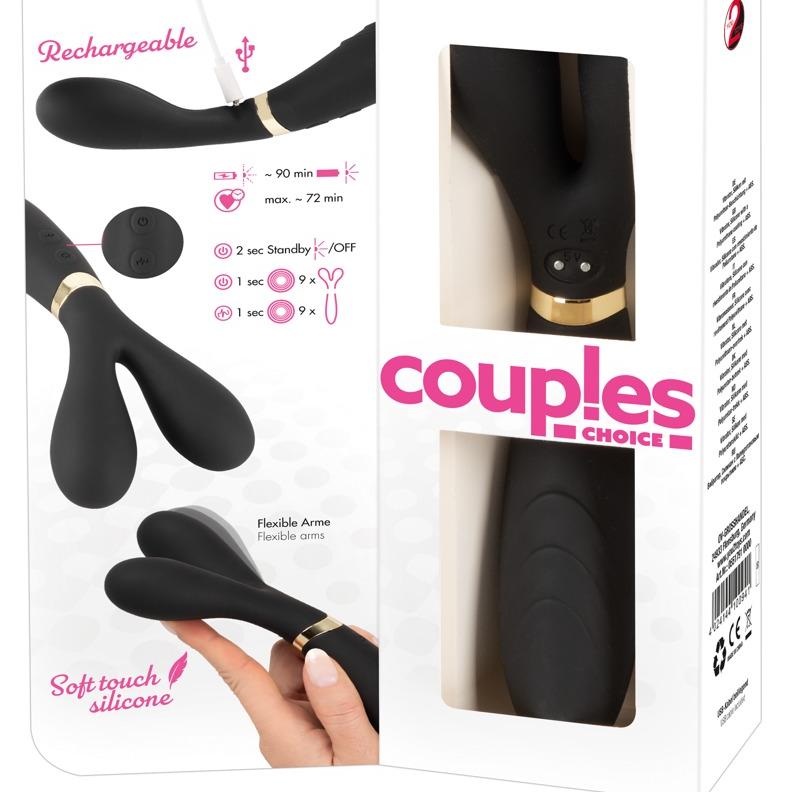 COUPLES CHOICE | Vibrator med Dobbel Stimulering for Par