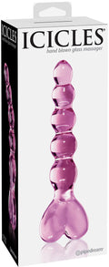 ICICLES | No 43 Hjerte Glassdildo 20 cm