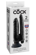 KING COCK | Vibrerende Dobbeldildo 21 cm