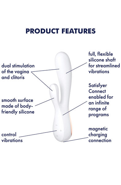 SATISFYER | Mono Flex rabbitvibrator med app