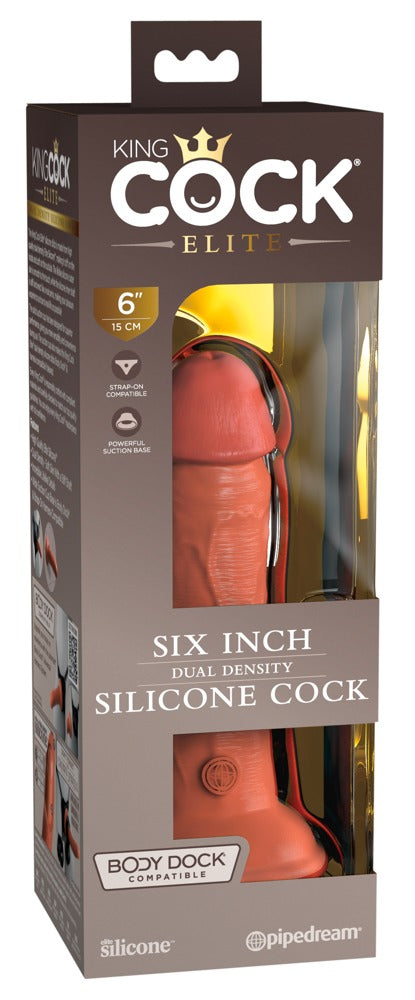 KING COCK | Elite Dual Density Silikondildo 18 cm