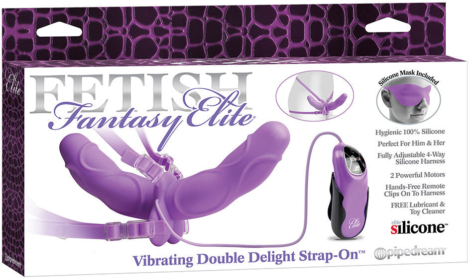 PIPEDREAM | Fetish Fantasy Dobbel Vibrerende Strap-On med…