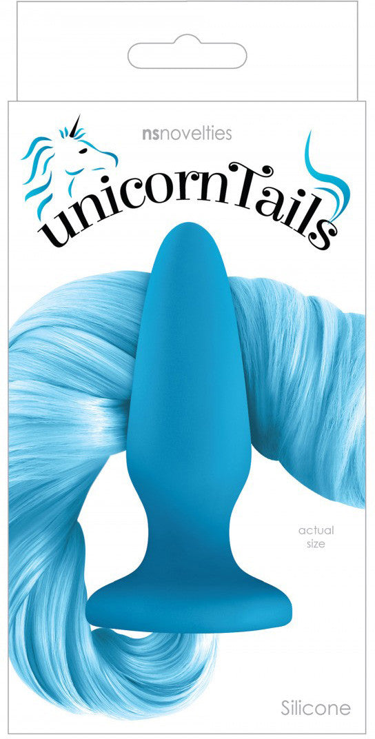 NSNOVELTIES | Unicorn Tail analplugg silikon blå