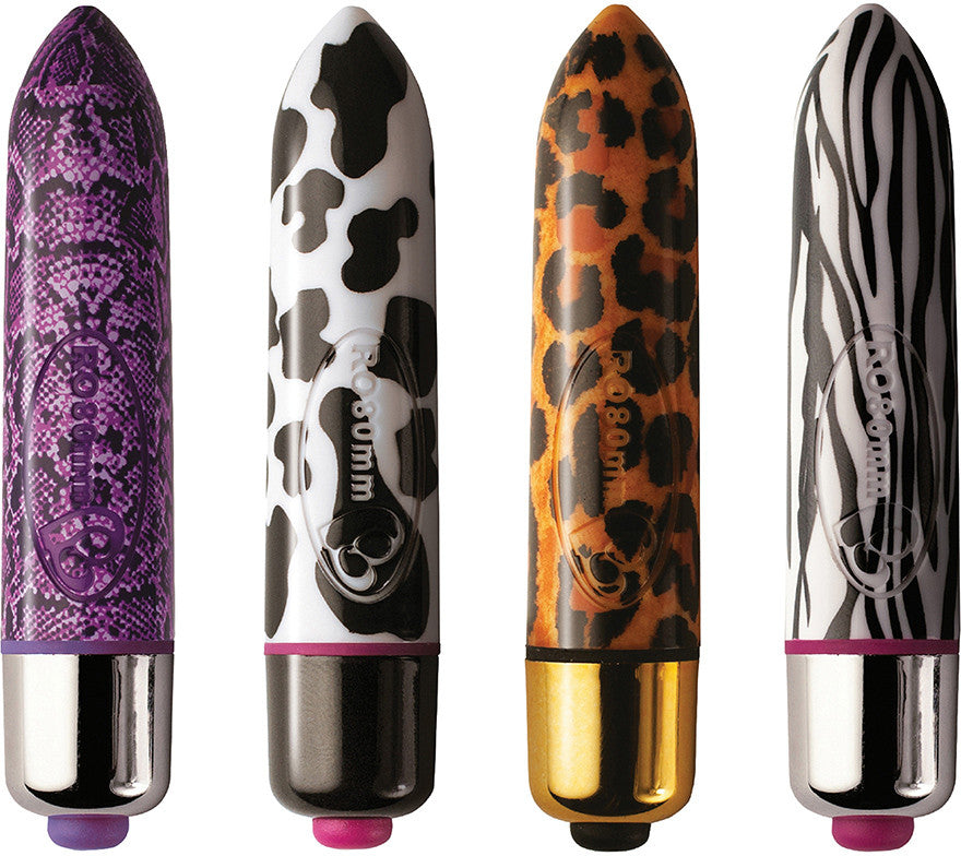 FEELME | RO 80 Wild Safari Set, 4 Mini-Vibratorer i Dyreprint fra…