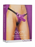 OUCH | Delight Strap-On med justerbar Silikondildo