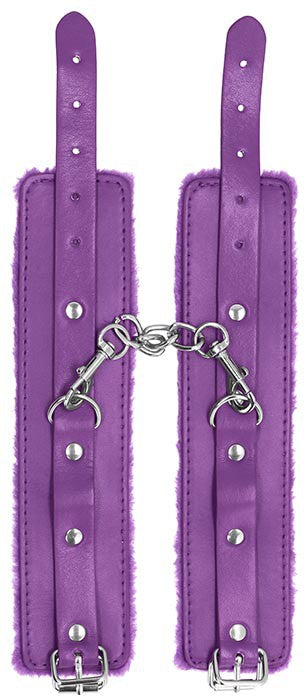 OUCH | ! Leather Wrist Cuffs, Myke Håndjern i flere farger