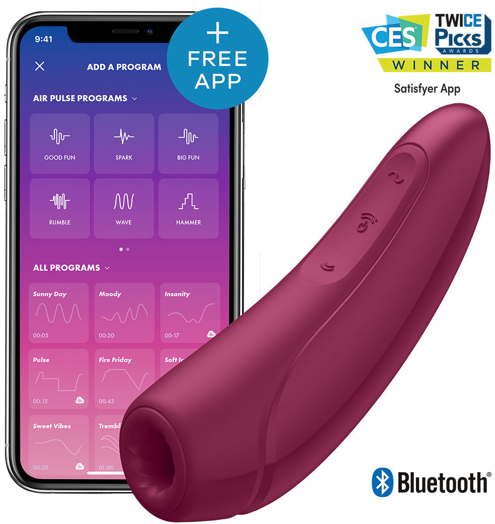 SATISFYER | Curvy 1+ klitorisstimulator med appstyring
