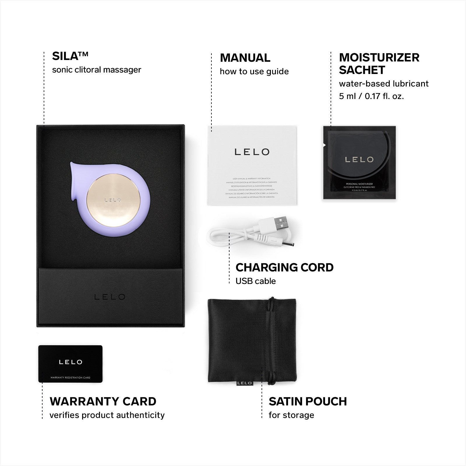 LELO | Sila klitorisstimulator lilla