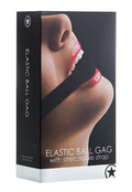 OUCH | ! Elastic Ball Gag i svart