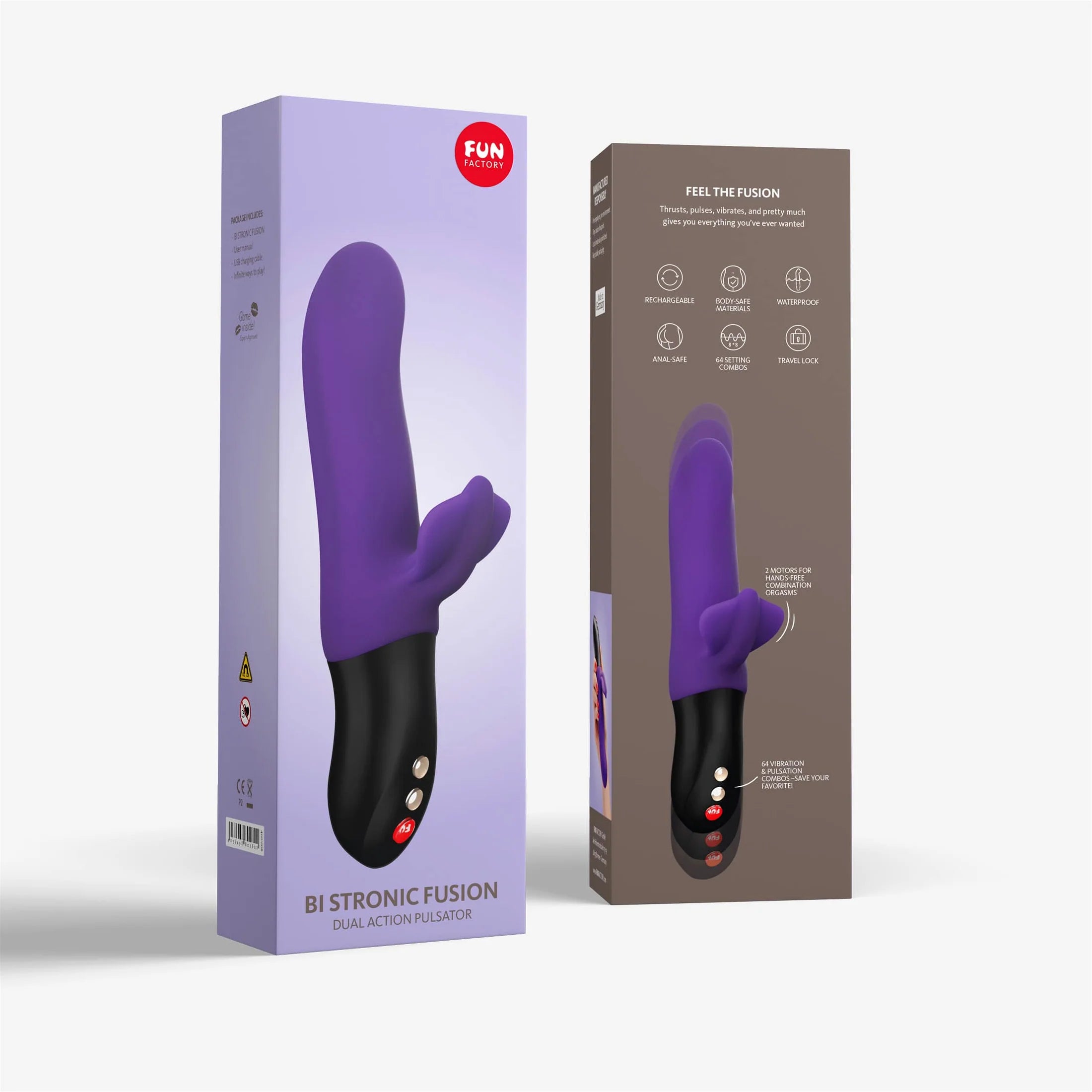 FUN FACTORY | Stronic Fusion Dual rabbitvibrator lilla