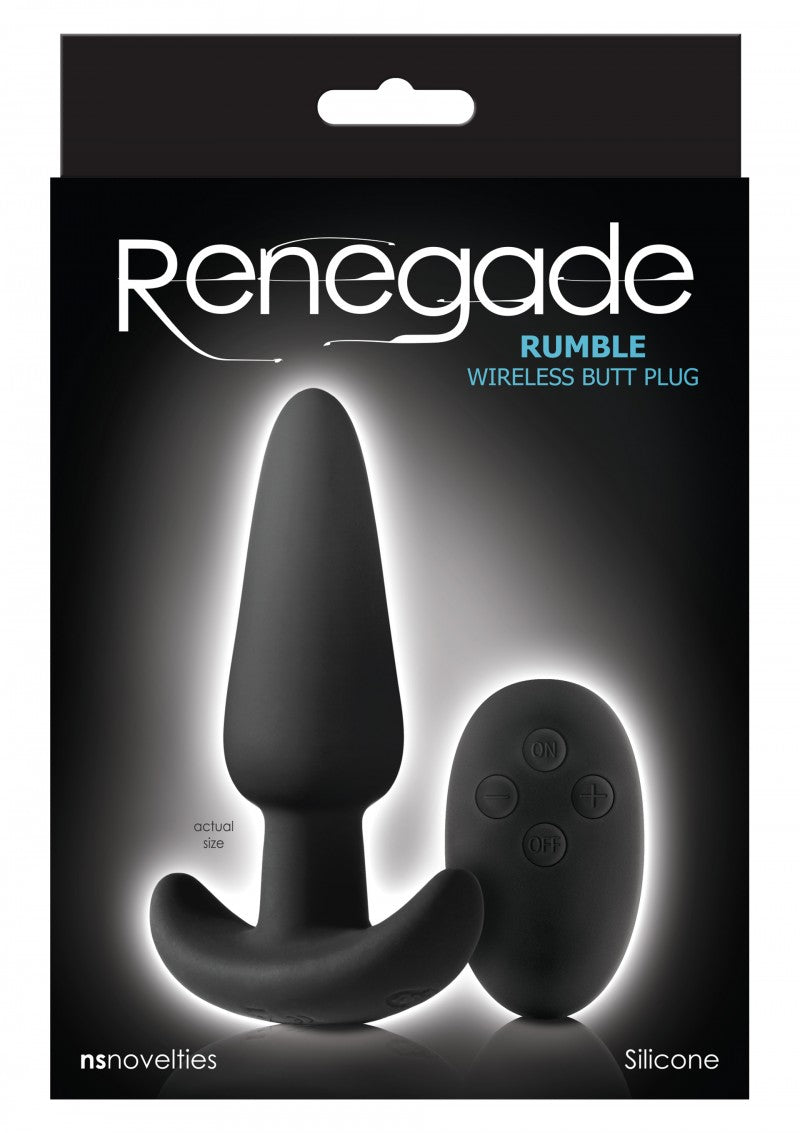 NSNOVELTIES | Renegade Rumble Vibrerende analplugg med fjernkontroll