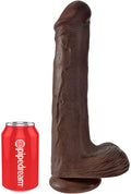 KING COCK | Realistisk Dildo 33 cm med Sugekopp
