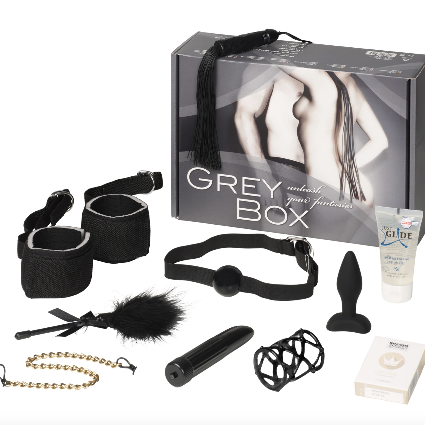 YOU2TOYS | Orion Grey Box Sexleketøyssett sort