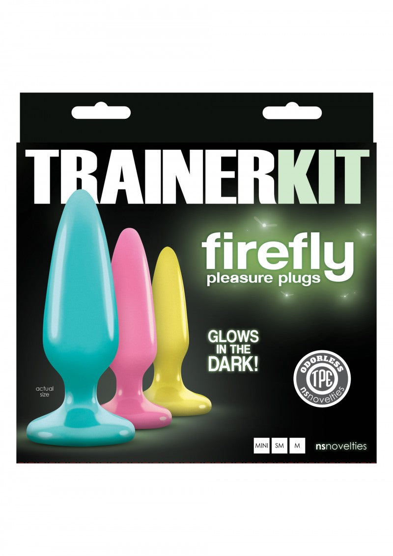 NSNOVELTIES | Firefly Trainer Kit, Sett med 3 glødende analplugger i…