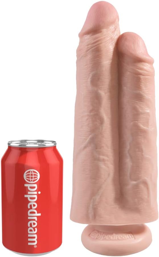 KING COCK | Dobbeldildo Two Cocks One Hole 21 cm