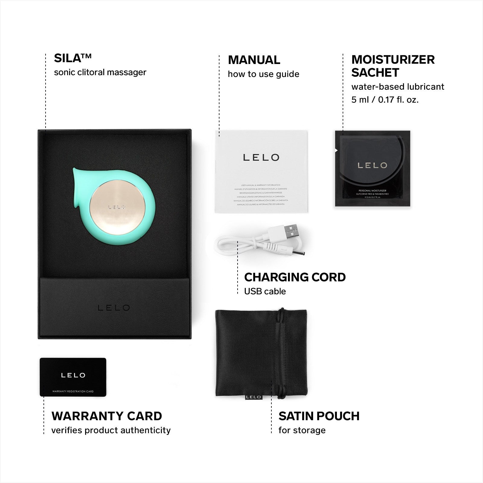 LELO | Sila klitorisstimulator aqua