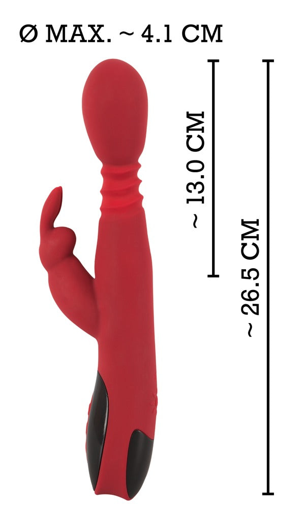 YOU2TOYS | Thrusting Rabbit Vibrator m. Varmning