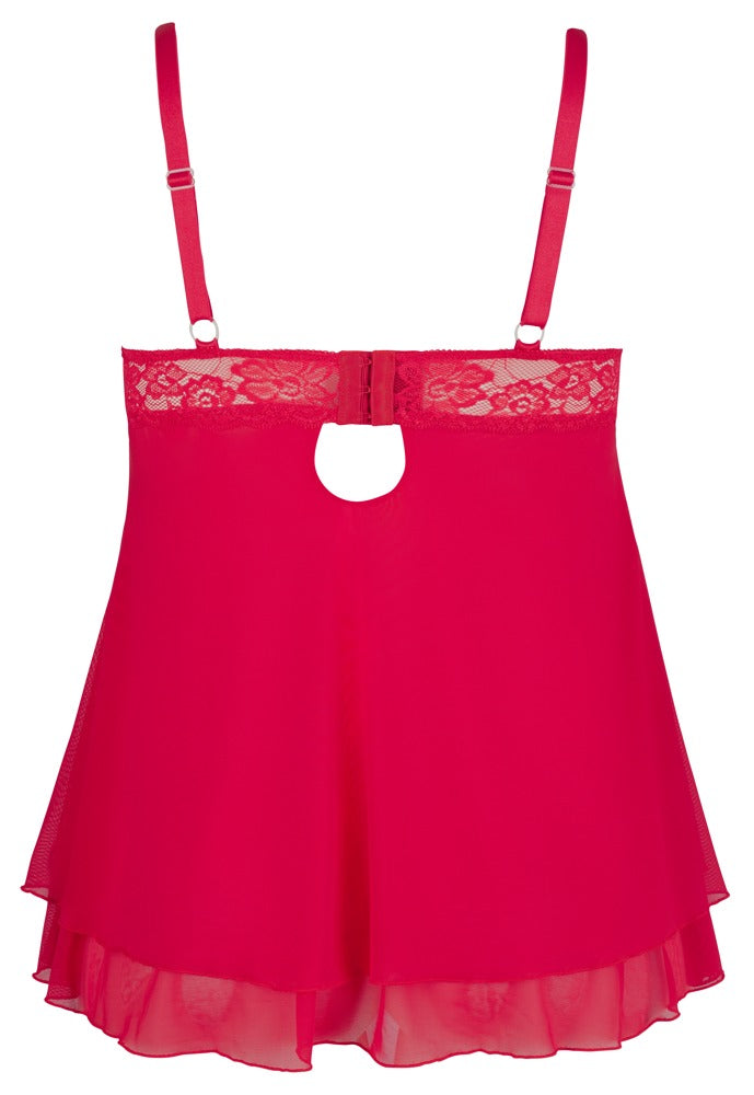 COTTELLI | Lace Babydoll rød