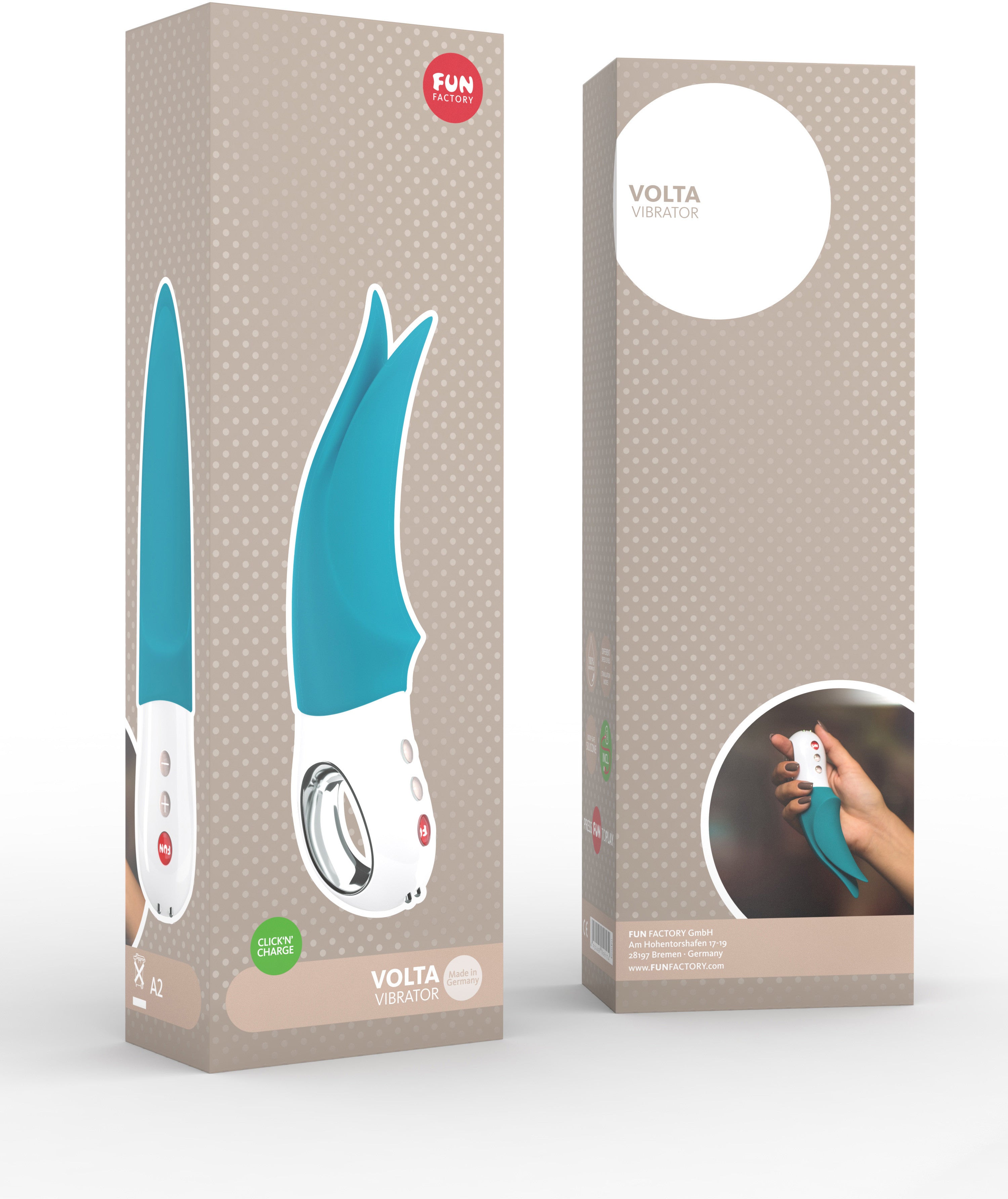 FUN FACTORY | Volta tvibrator turkis
