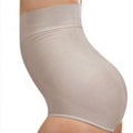 OAKEYSI | High waist shaping panties beige, sømløs shapewear