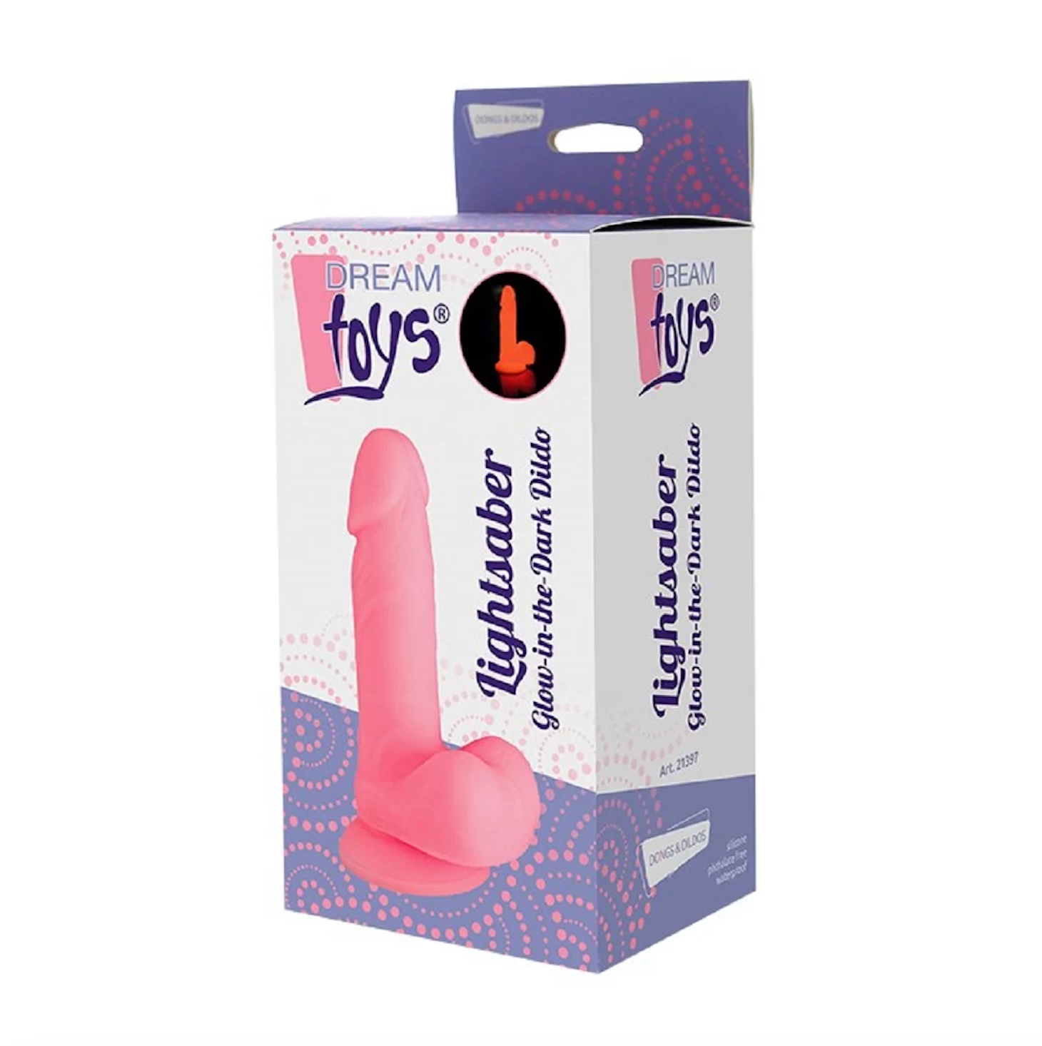 DREAMTOYS | Glow in the dark dildo rosa