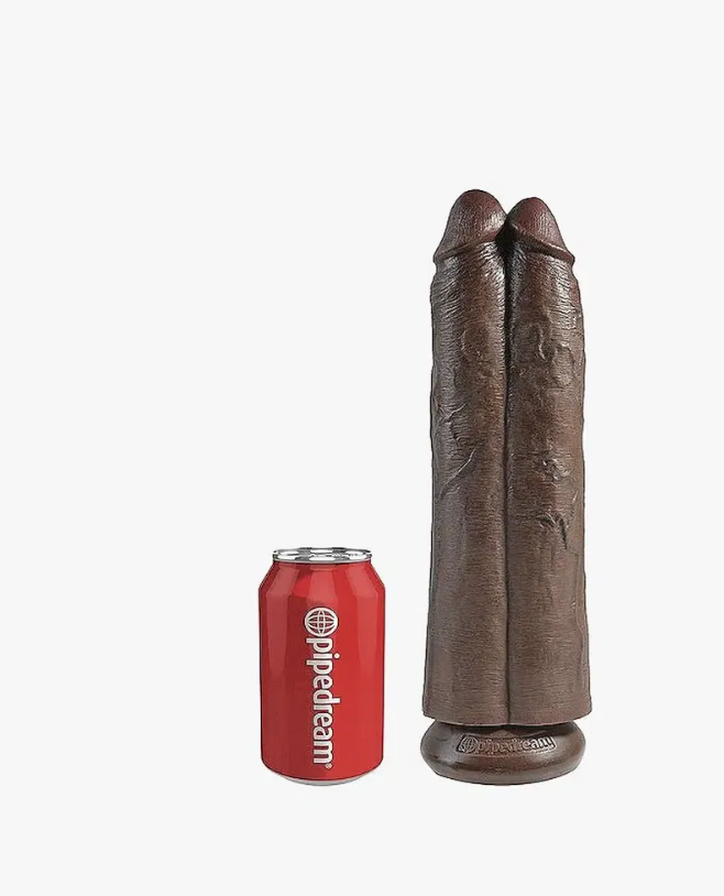 KING COCK | Strap-On Dobbeldildo Hul 28 cm