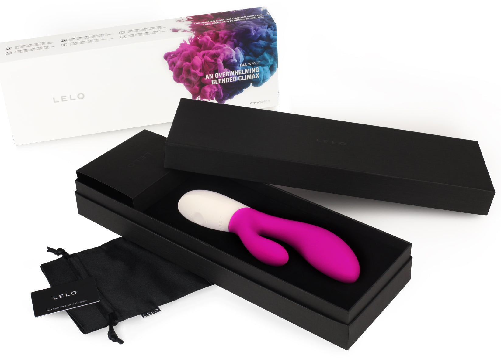 LELO | INA Wave rabbitvibrator rosa